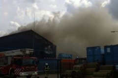 Brand Mileuservice Strijen