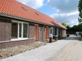 Eerste sleutels bewoners Margrietstraat Strijen - Foto Arie Pieters