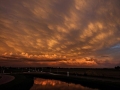 Bijzondere zonsondergang bij complex Strienemonde - Foto Ferry Krauweel