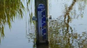 Lage waterstanden.
