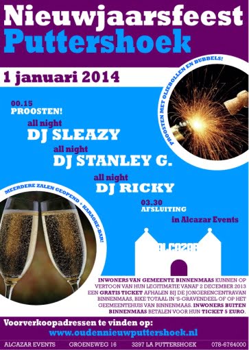 01-01-2014Nieuwjaarsfeest Puttershoek - 1 januari 2014 (1)