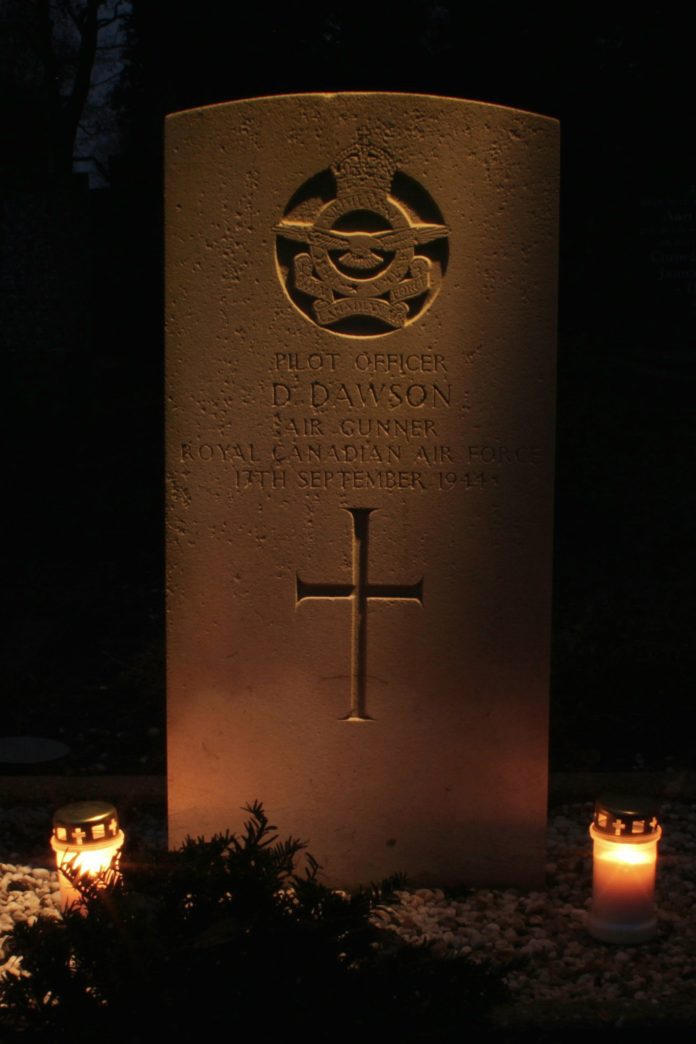 Lichtjes op oorlogsgraven