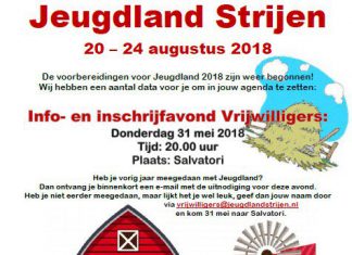 Jeugdland Strijen komt er weer aan inschrijving vrijwilligers donderdag 31 mei en deelnemers zaterdag 9 juni.