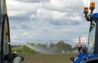 Extra inspectie Waterschap naar aanleiding van scheuren in de kering langs de Keen bij het Buiteneinde vanwege droogte