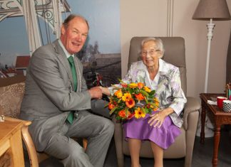Mevrouw Trouwborst uit Strijen 101 jaar