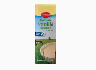 Lidl voert een terugroepactie uit voor het product: “Halfvolle vanille yoghurt 1 liter, van het merk Milbona” vanwege mogelijke metaaldeeltjes