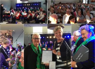 Koninklijke Erepenning voor zangvereniging Kunstmin ter ere van het 100 jarig bestaan