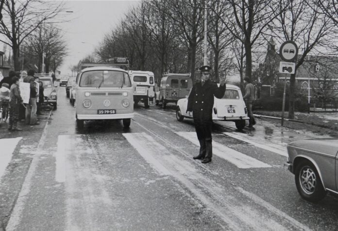 Mookhoek jaren 70 verkeersaktie