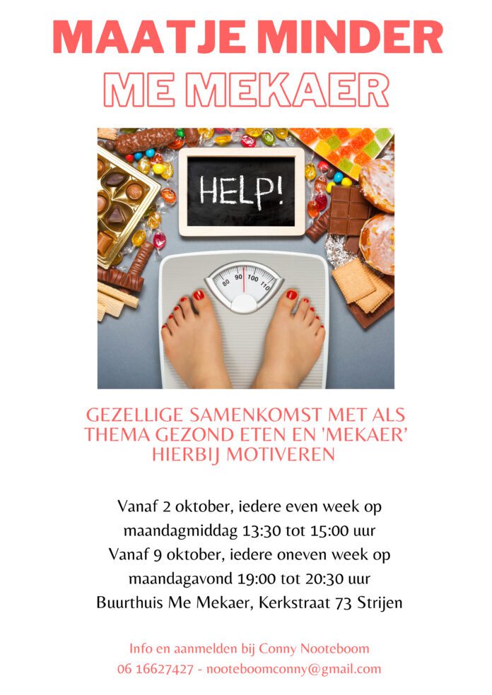 Flyer Maatje Minder Me Mekaer