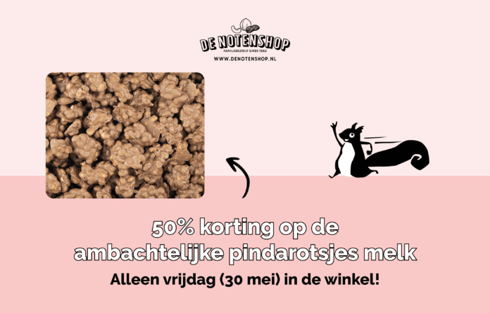 Winkel - 50% pindarotsjes