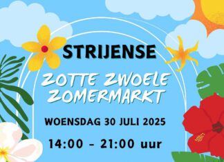 Strijense Zotte Zwoele Zomermarkt belooft tropisch festijn te worden