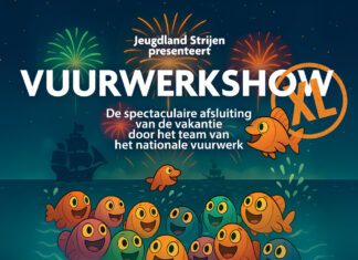 Strijen sluit vakantie af met spectaculaire vuurwerkshow