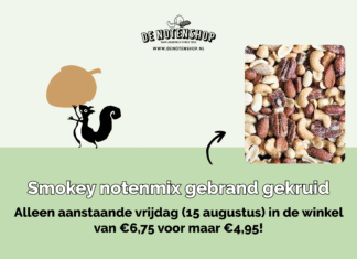 Een heerlijke, smokey notenmix in de aanbieding!