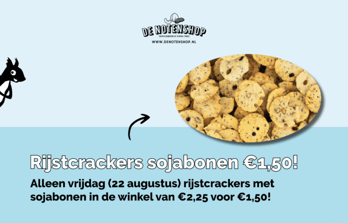 Winkel - Rijstcrackers met sojabonen