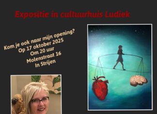 Hetty Kuipers toont haar schilderijen in Ludiek