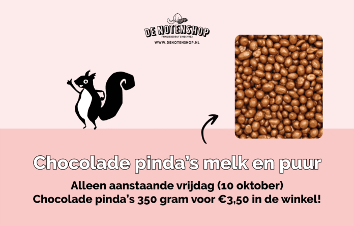 Winkel - Chocolade pinda's melk en puur
