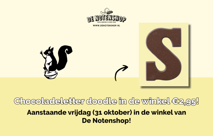 Winkel - Chocoladeletter doodle