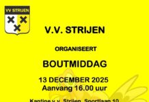 V.V. Strijen organiseert Boutmiddag op 13 december