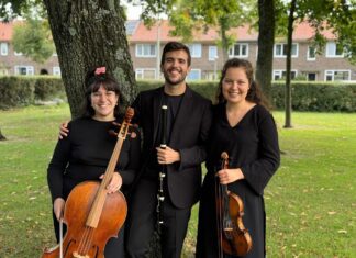 Muziek in verzorgingshuis de Hoge Weide met ensemble Intermezzo Trio