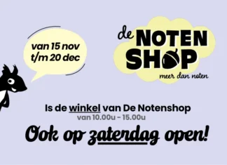 De winkel van De Notenshop extra open op zaterdag!