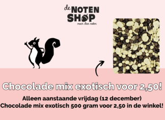 Chocolade mix exotisch: alleen vrijdag voor 2,50!