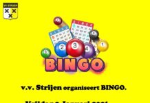 v.v. Strijen organiseert gezellige bingoavond