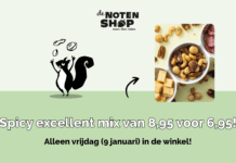 Spicy excellent notenmix voor 6,95 in de winkel van De Notenshop!