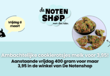 Ambachtelijke cookierotsjes met paasmusket in de aanbieding bij De Notenshop!