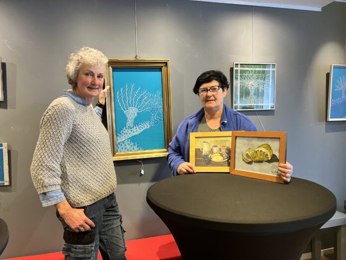 Expositie Nelleke en Pauline in Ludiek foto