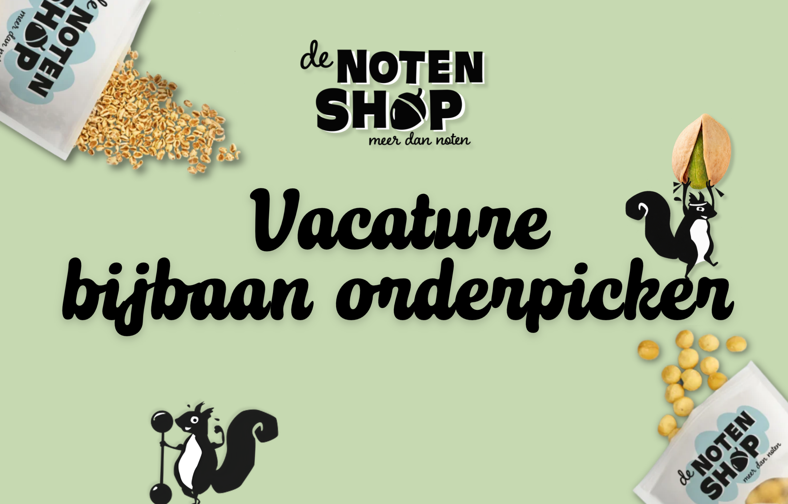 Vacature: bijbaan orderpicker bij De Notenshop in Strijen